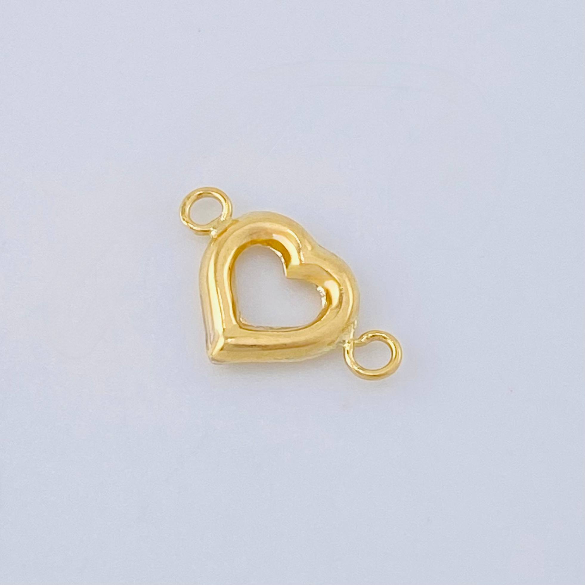Herraje Corazón 0.35 g / 1/2 in Oro Amarillo 18K