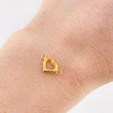 Herraje Corazón 0.3 g / 1/2 in Oro Amarillo 18K