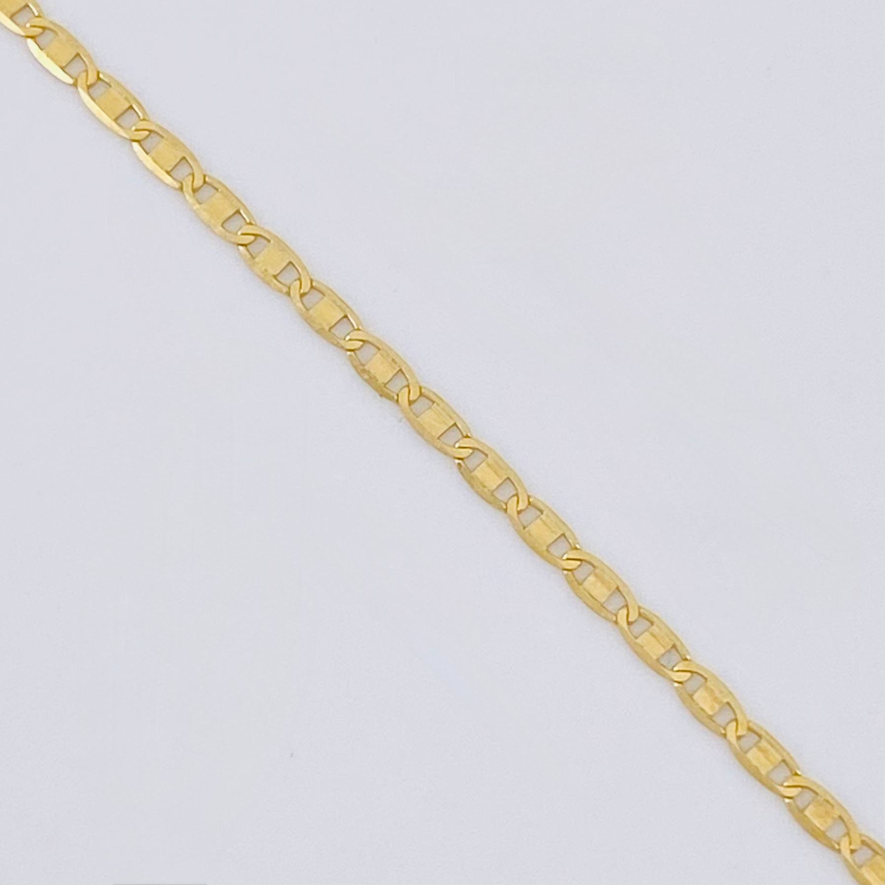 Cadena Escalera Plana 1.8 g / 23 1/2 in / 1.35 mm Oro Amarillo 18K