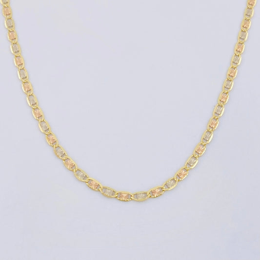 Cadena Escalera Plana 4.15 g / 18 in / 2.15 mm Tres Oros 18K