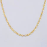 Flat Mariner Chain 3.05 g / 19 3/4 in / 2.2 mm Three Colors 18K