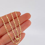 Cadena Escalera Plana 4.1 g / 18 in / 2.15 mm Tres Oros 18K