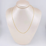 Flat Mariner Chain 3.05 g / 19 3/4 in / 2.2 mm Three Colors 18K