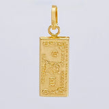 Dije One Dolar 0.6 g / 3/4 in Oro Amarillo 18K