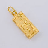 Dije One Dolar 0.6 g / 3/4 in Oro Amarillo 18K