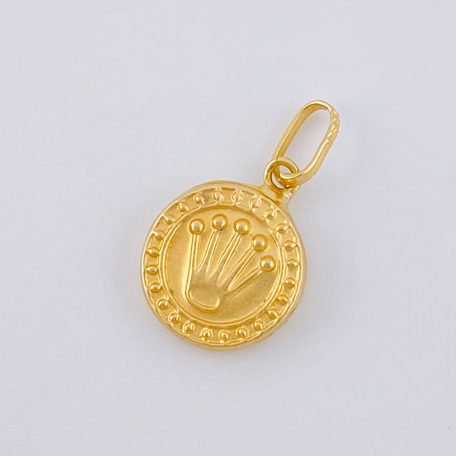 Pendant Crown 0.55 g / 3/4 in Yellow Gold 18K
