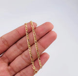 Cadena Figaro 3.5g / 20 in / 3.55mm Oro Amarillo 18K