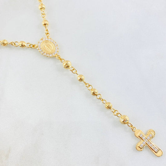 Rosario Virgen Milagrosa 17.65gr / 23 1/2 in / Oro Amarillo 18K