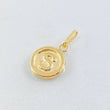 Dije Letra S 0.6gr / 3/4 in / Oro Amarillo 18K