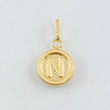 Dije Letra N 0.55gr / 3/4 in / Oro Amarillo 18K *