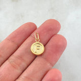 Dije Letra F 0.6gr / 3/4 in / Oro Amarillo 18K *