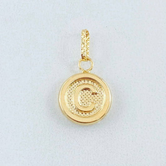 Pendant Letter C 0.55gr / 0.75in / 18K Gold