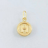 Dije Letra H 0.55gr / 3/4 in / Oro Amarillo 18K *