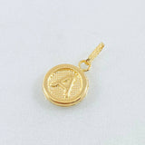 Dije Letra A 0.6gr / 3/4 in / Oro Amarillo 18K *