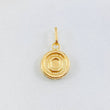 Dije Letra O 0.6gr / 3/4 in / Oro Amarillo 18K *