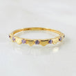 Anillo Corazones Intercalados 1.05gr / T7 3/4 / Oro Amarillo 18K *