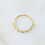 Anillo Corazones Intercalados 1.05gr / T7 3/4 / Oro Amarillo 18K *