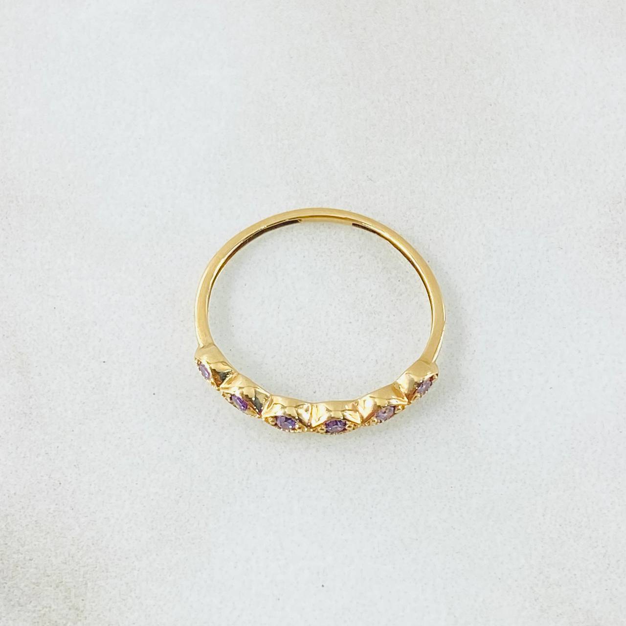 Eye Line Ring 0.95gr / Size 4 3/4 / 18K Gold