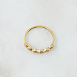Eye Line Ring 0.95gr / Size 4 3/4 / 18K Gold