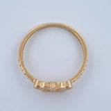 Crown Ring 1.5gr / Size 6 3/4 / 18K Gold &