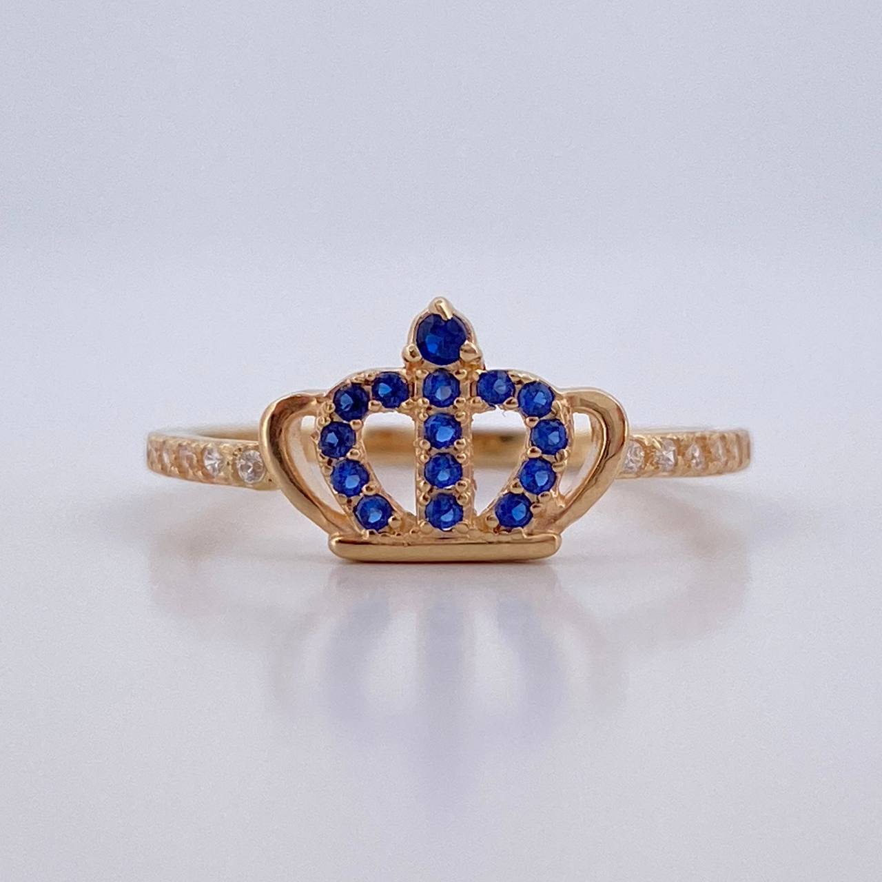 Crown Ring 1.45gr / Size 6 1/4 / 18K Gold