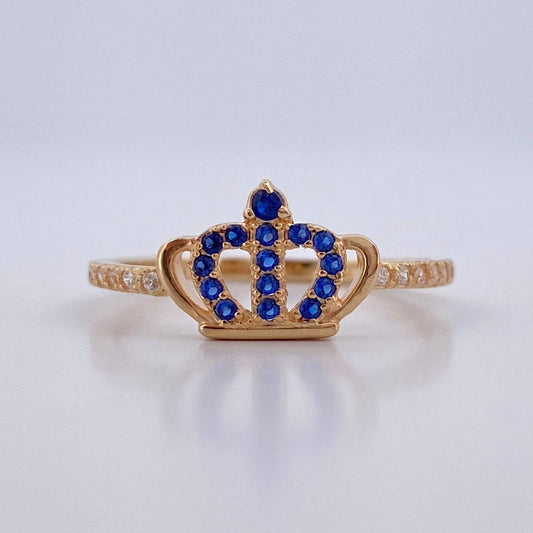 Crown Ring 1.45gr / Size 6 1/4 / 18K Gold