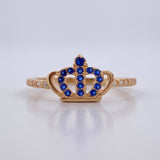Crown Ring 1.45gr / Size 6 1/4 / 18K Gold