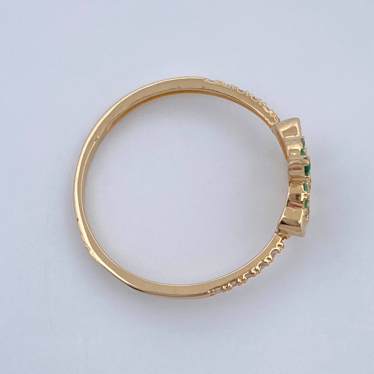 Crown Ring 1.4gr / Size 7 3/4 / 18K Gold