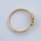 Crown Ring 1.4gr / Size 7 3/4 / 18K Gold