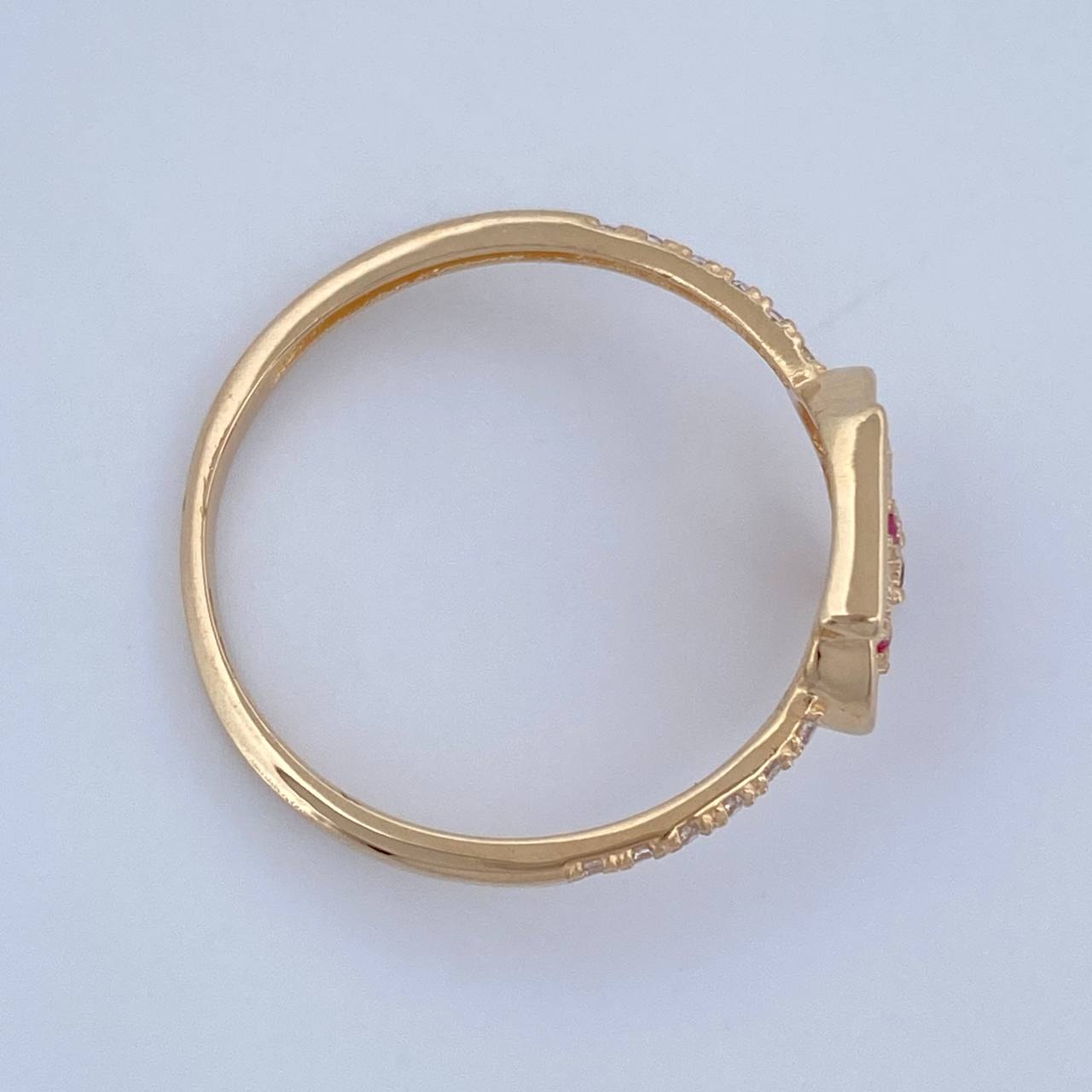 Crown Ring 1.55gr / Size 7 / 18K Yellow Gold &