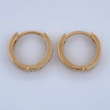 Candongas Tornillo 2.85gr / 1/2 in / Oro Amarillo 18K &