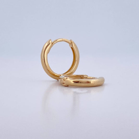 Candongas Aro 1.85gr / 1/2 in / Oro Amarillo 18K &