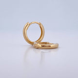 Candongas Aro 1.85gr / 1/2 in / Oro Amarillo 18K &