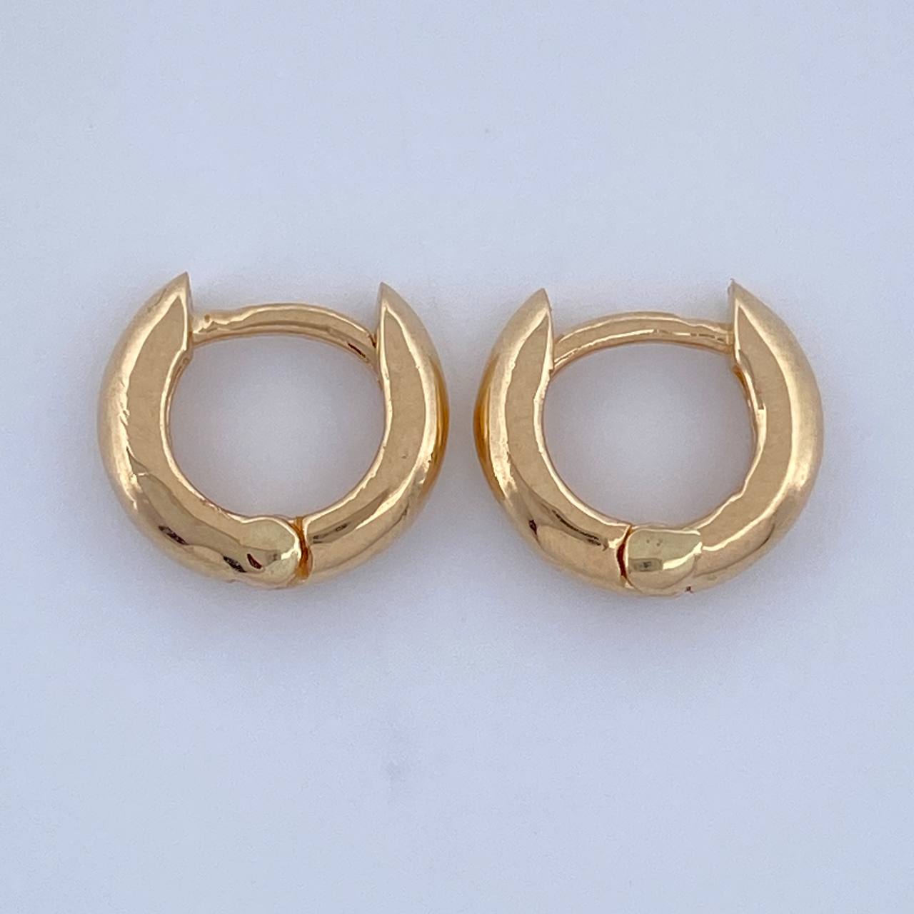 Candongas Aro 1.3gr / 1/2 in / Oro Amarillo 18K &