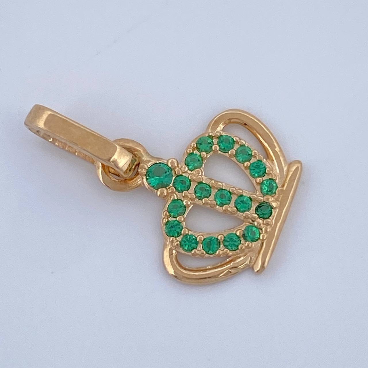 Dije Corona 0.7gr / 3/4 in / Oro Amarillo 18K &
