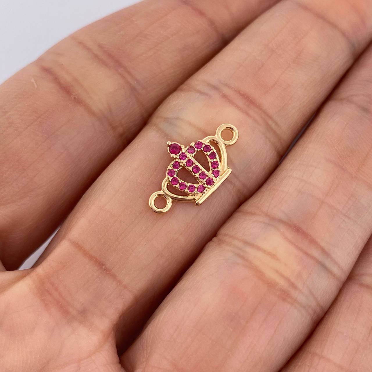 Herraje Corona 0.55gr / 3/4 in / Oro Amarillo 18K &