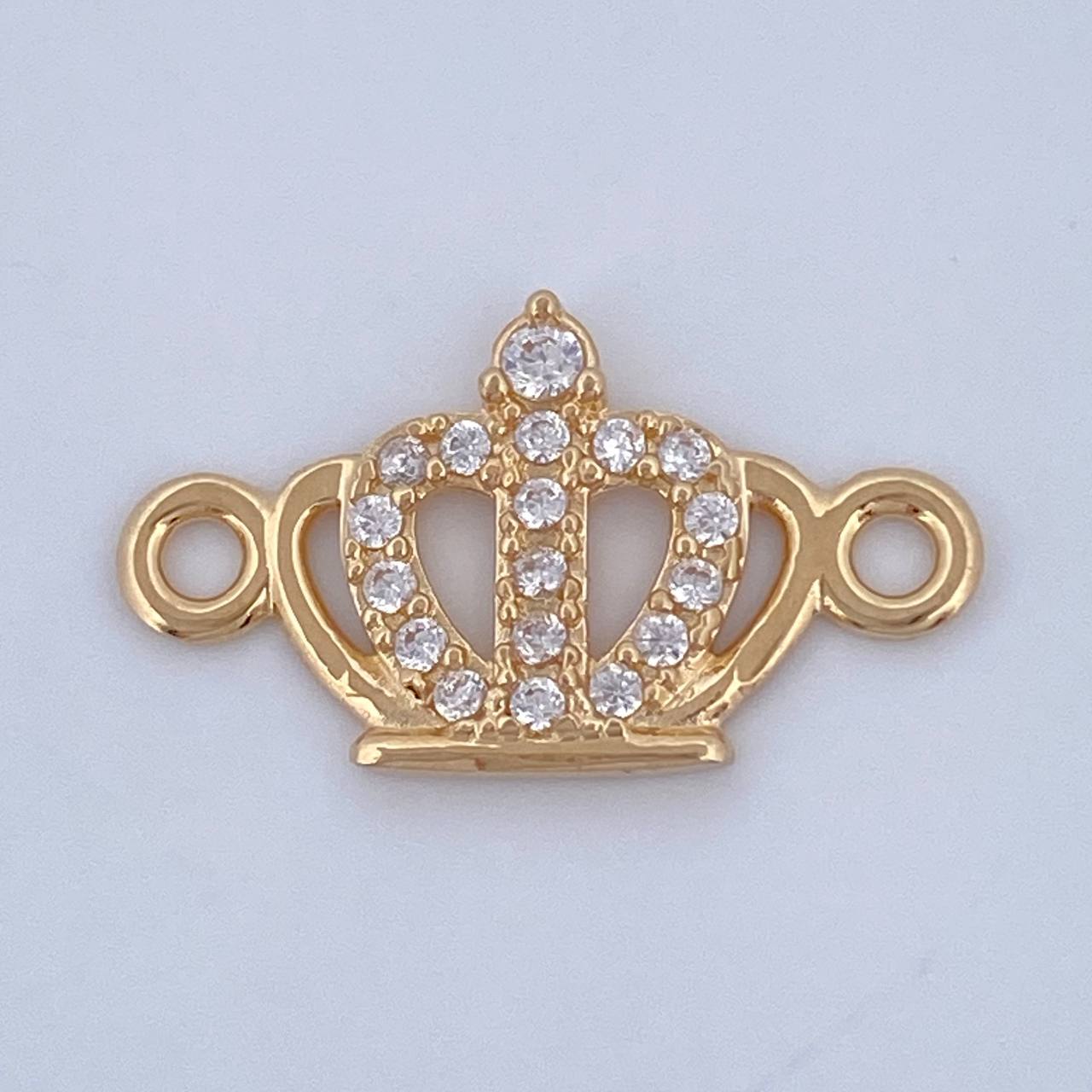 Herraje Corona 0.6gr / 3/4 in / Oro Amarillo 18K &