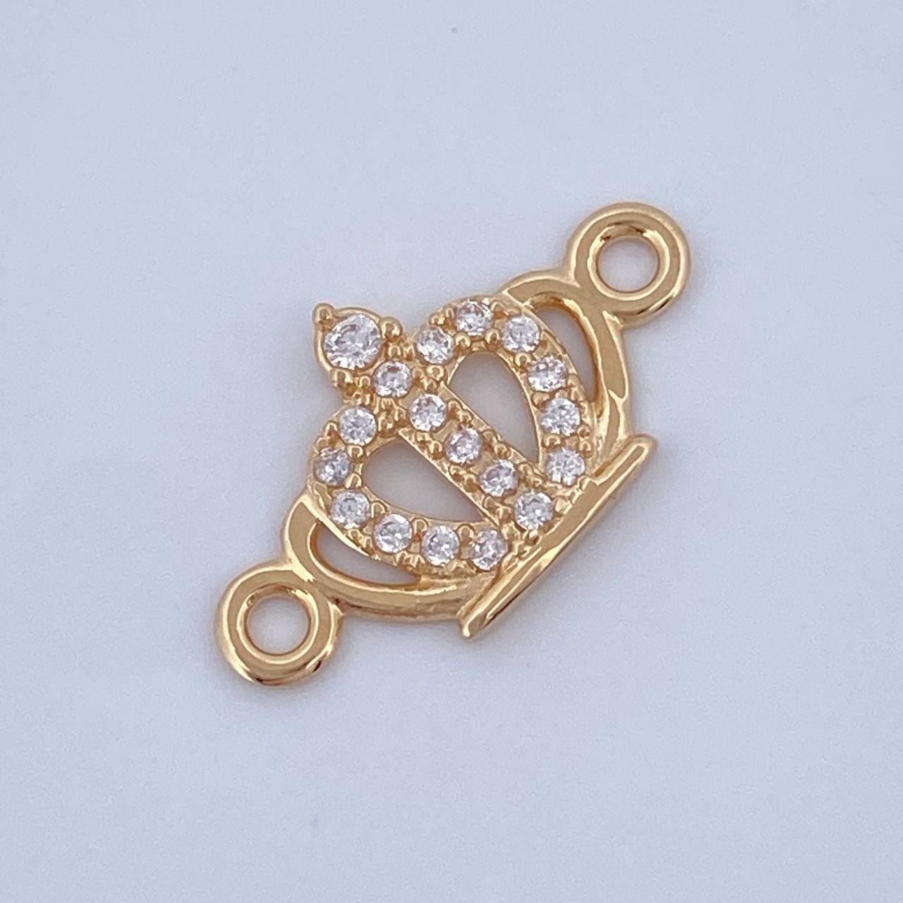 Herraje Corona 0.6gr / 3/4 in / Oro Amarillo 18K &