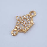 Herraje Corona 0.6gr / 3/4 in / Oro Amarillo 18K &