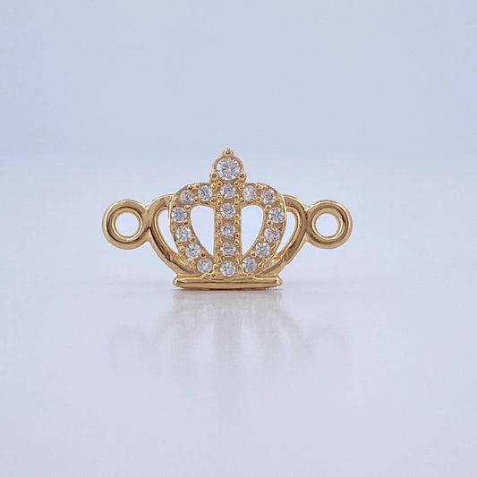 Herraje Corona 0.6gr / 3/4 in / Oro Amarillo 18K &