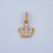Dije Corona 0.7gr / 3/4 in / Oro Amarillo 18K &