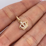 Dije Corona 0.7gr / 3/4 in / Oro Amarillo 18K &
