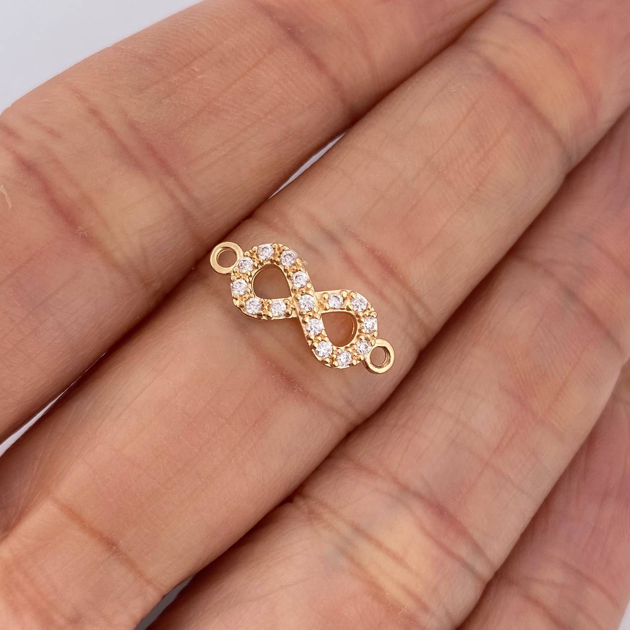 Herraje Infinito 0.9gr / 3/4 in / Oro Amarillo 18K &