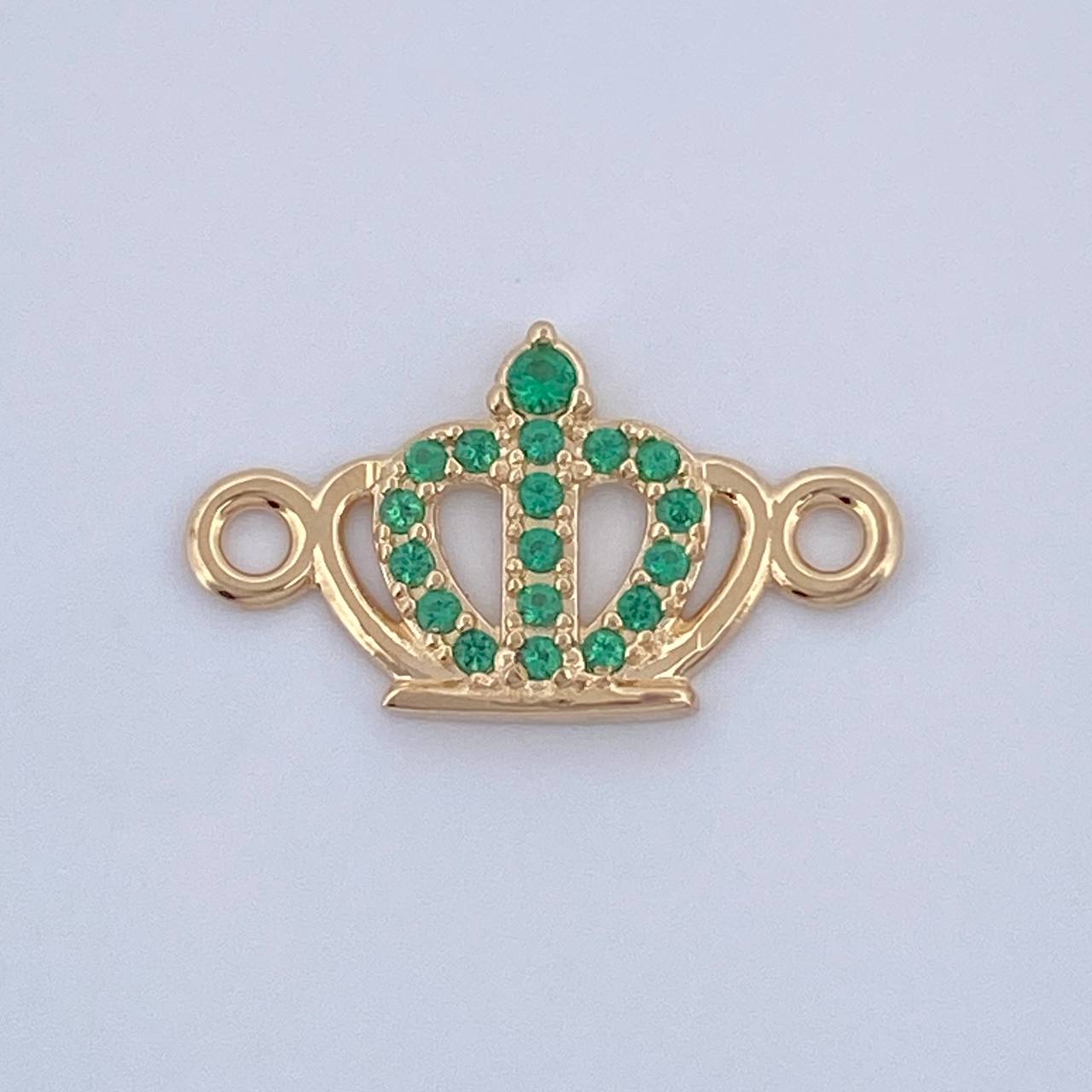 Herraje Corona 0.6gr / 3/4 in / Oro Amarillo 18K &