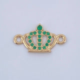 Herraje Corona 0.6gr / 3/4 in / Oro Amarillo 18K &