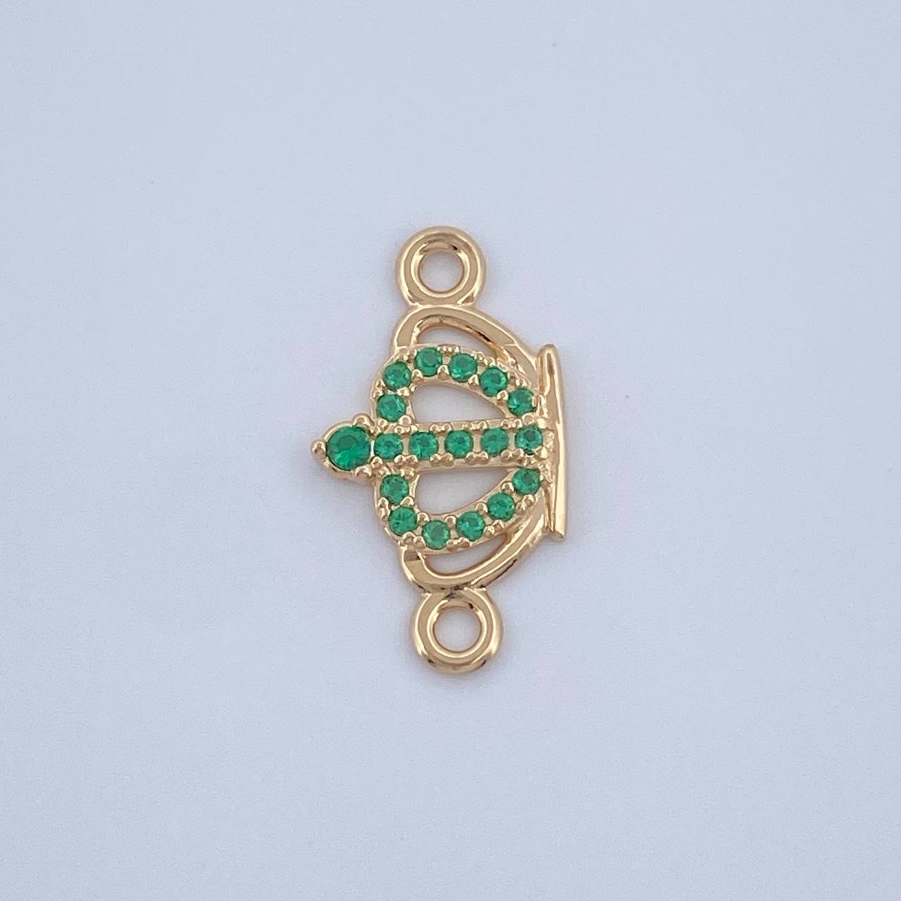 Herraje Corona 0.6gr / 3/4 in / Oro Amarillo 18K &