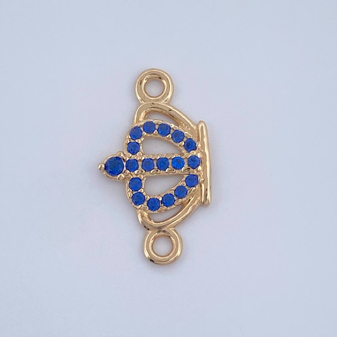 Herraje Corona 0.6gr / 3/4 in / Oro Amarillo 18K &