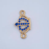 Herraje Corona 0.6gr / 3/4 in / Oro Amarillo 18K &