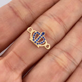 Herraje Corona 0.6gr / 3/4 in / Oro Amarillo 18K &