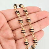 Pulso Rustico Barril 6.2 g / 8 1/4 in / 5 mm Oro Amarillo 18K